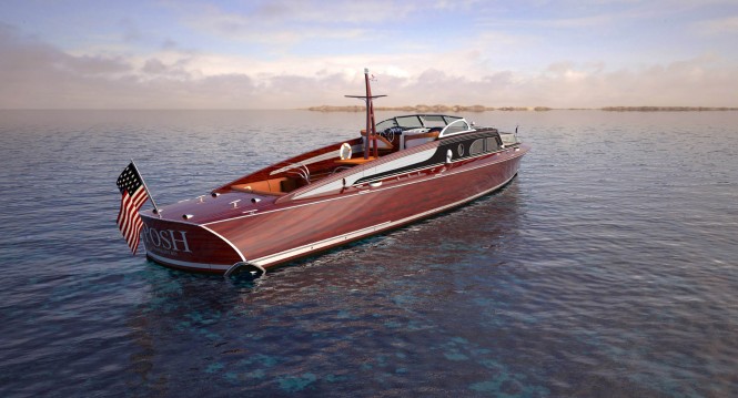 Elite modern-classic luxury mega yacht tender POSH 2