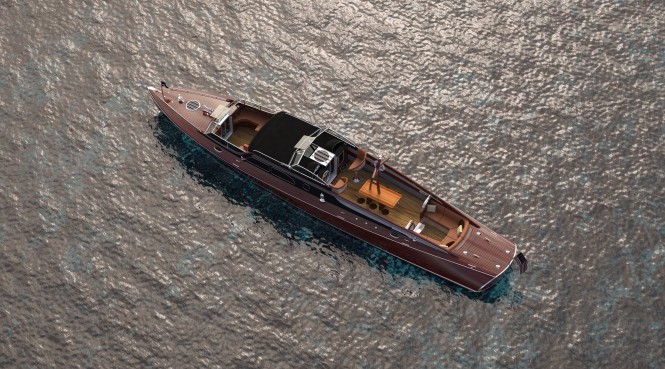 Elite modern-classic luxury mega yacht tender POSH 5